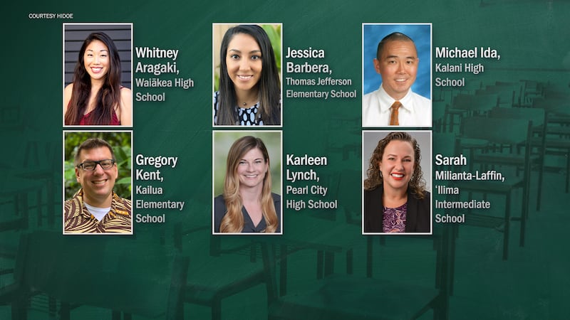 Presidential Awards for Excellence in Mathematics and Science Teaching Hawaii recipients
